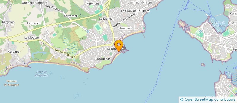 localisation de l'entreprise SCI GLAZIC PERFORMANCE à LARMOR-PLAGE