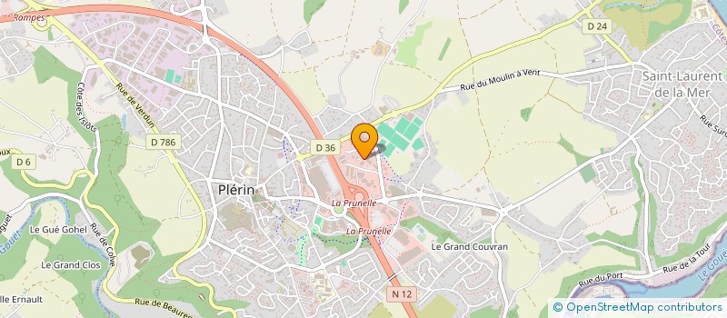 localisation de l'entreprise SCI GLAZKEMP  PLERIN