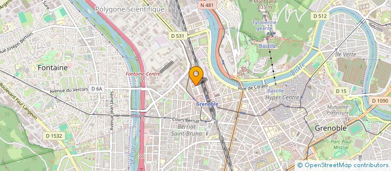 localisation de l'entreprise SCI GLB  GRENOBLE