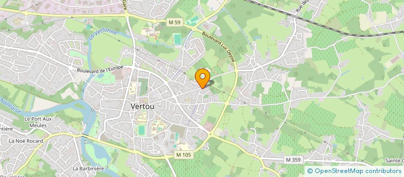 localisation de l'entreprise SCI GLC 2  VERTOU