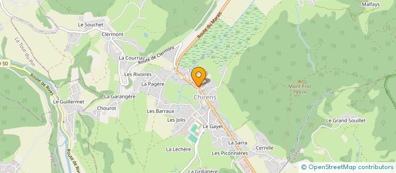 localisation de l'entreprise SCI GLC  CHIRENS