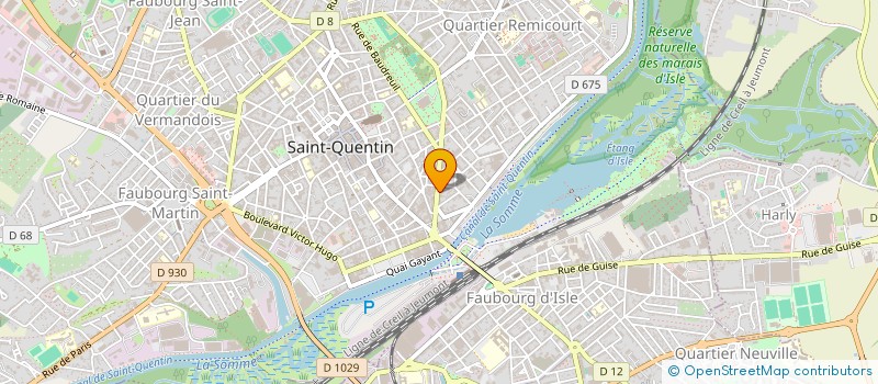 localisation de l'entreprise SCI GLC à SAINT-QUENTIN