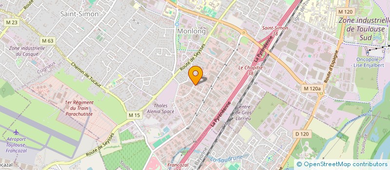 localisation de l'entreprise SCI GLC à TOULOUSE