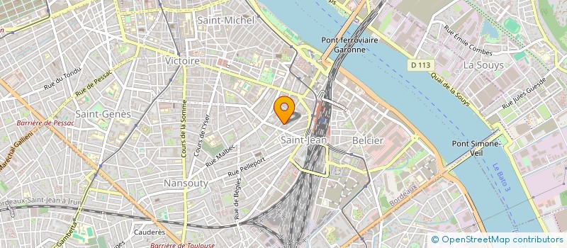 localisation de l'entreprise SCI GLC  BORDEAUX