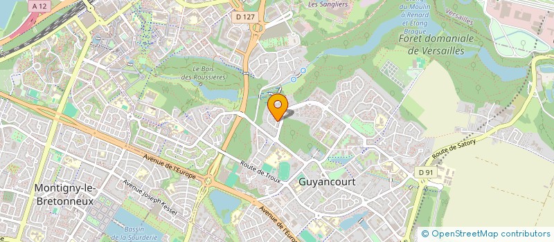 localisation de l'entreprise SCI GLC  GUYANCOURT