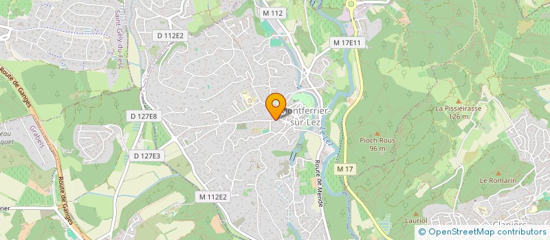 localisation de l'entreprise SCI GLCC PLATANES  MONTFERRIER-SUR-LEZ