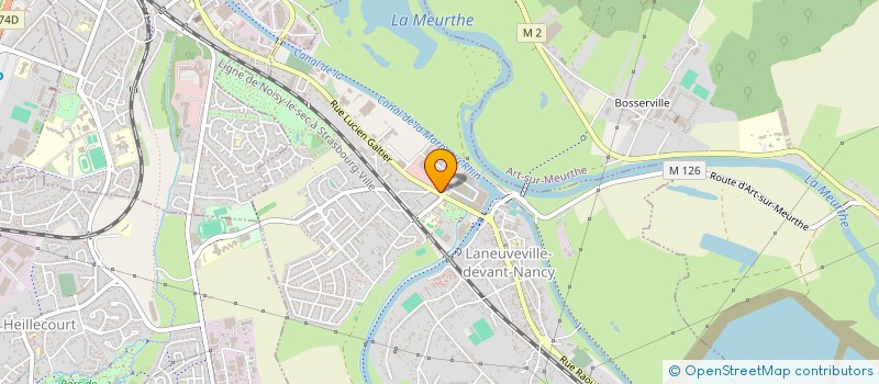 localisation de l'entreprise SCI GLCG  LANEUVEVILLE-DEVANT-NANCY