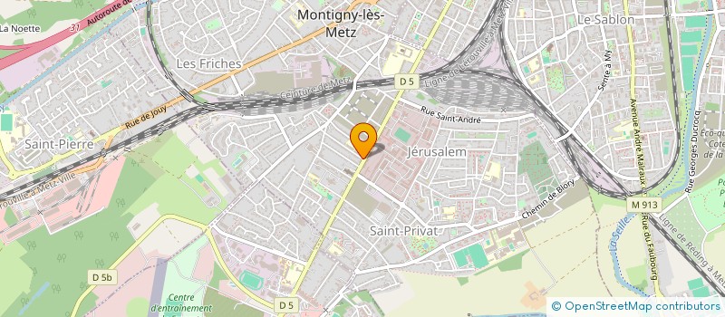 localisation de l'entreprise SCI GLCH à MONTIGNY-LES-METZ