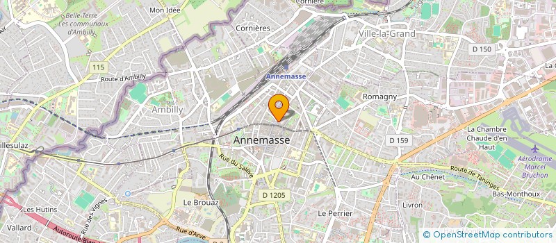localisation de l'entreprise SCI GLDAMY à ANNEMASSE