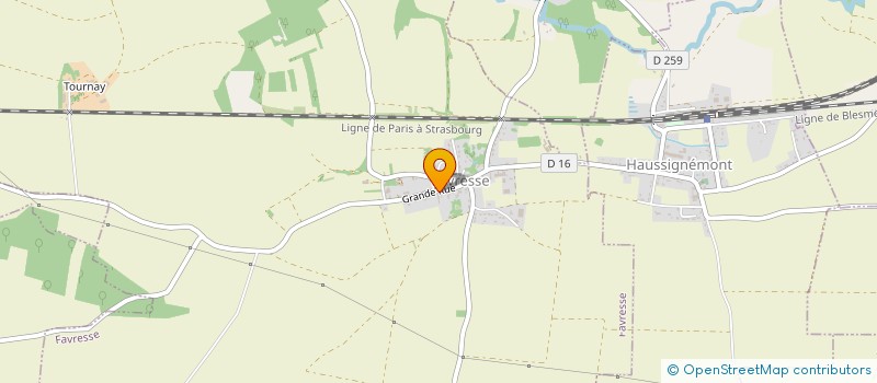 localisation de l'entreprise SCI GLE  CHATELRAOULD-SAINT-LOUVENT