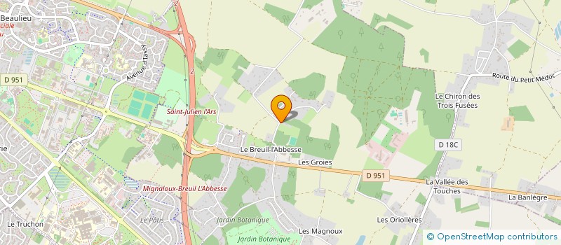 localisation de l'entreprise SCI GLEA à MIGNALOUX-BEAUVOIR