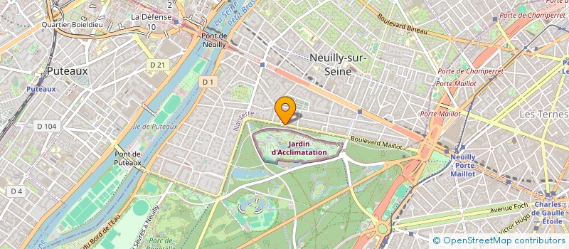 localisation de l'entreprise SCI GLEE à NEUILLY-SUR-SEINE