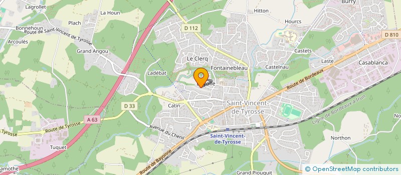 localisation de l'entreprise SCI GLEICH à SAINT-VINCENT-DE-TYROSSE