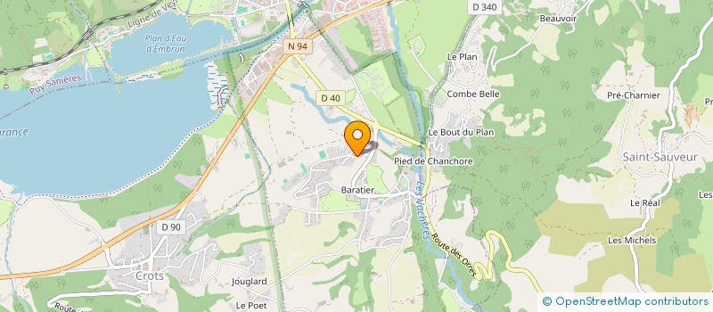 localisation de l'entreprise SCI GLEIZE-AVON  BARATIER