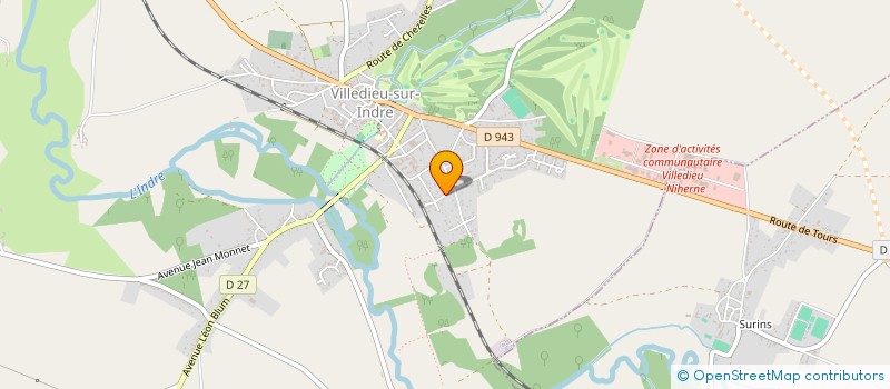 localisation de l'entreprise SCI GLEM à VILLEDIEU-SUR-INDRE