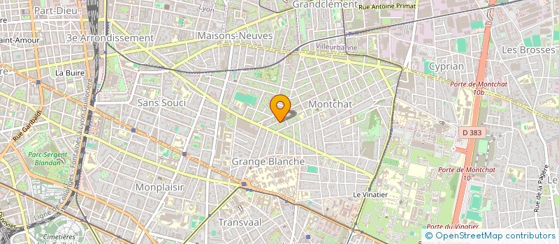 localisation de l'entreprise SCI GLEM  LYON