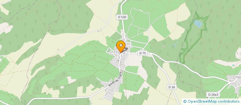 localisation de l'entreprise SCI GLEMINE  TRIGNY