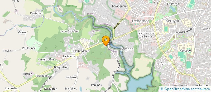 localisation de l'entreprise SCI GLEN  ARRADON