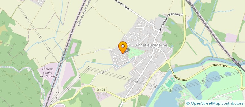 localisation de l'entreprise SCI GLEN IMMO  LAGNY-SUR-MARNE