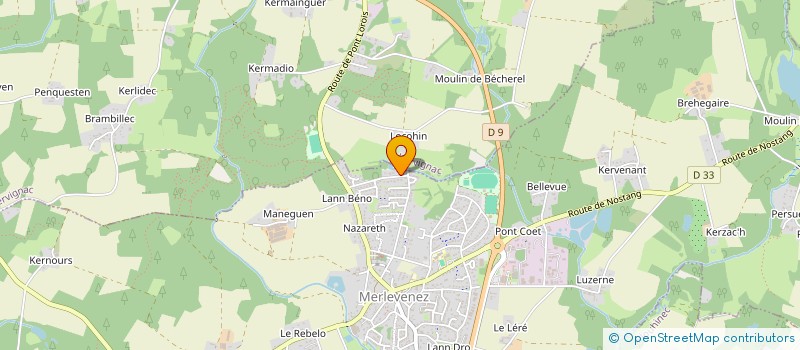 localisation de l'entreprise SCI GLENALAN  MERLEVENEZ