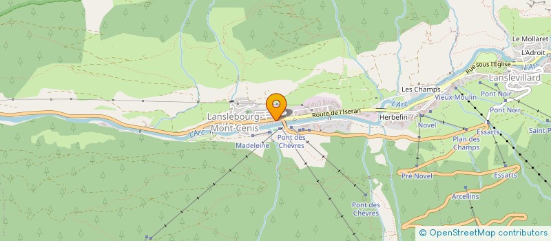 localisation de l'entreprise SCI GLENARA  VAL-CENIS