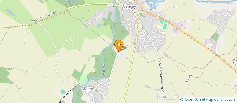 localisation de l'entreprise SCI GLENDYE  MAGNE