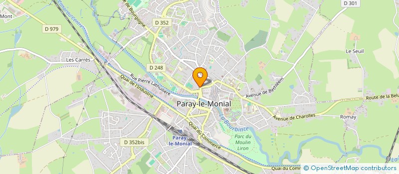 localisation de l'entreprise SCI GLENSTRAE  PARAY-LE-MONIAL