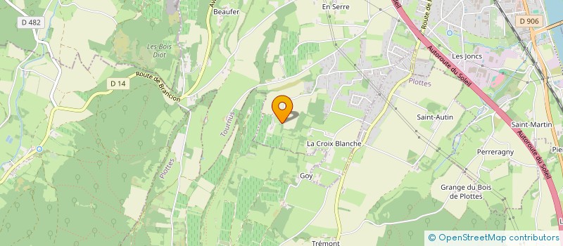 localisation de l'entreprise SCI GLER  TOURNUS