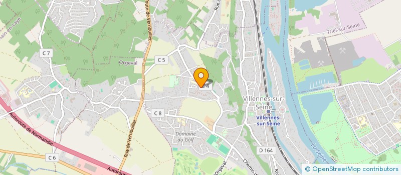 localisation de l'entreprise SCI GLEYEN-LARDIER-SCHLOSSER-CREHIN  VILLENNES-SUR-SEINE