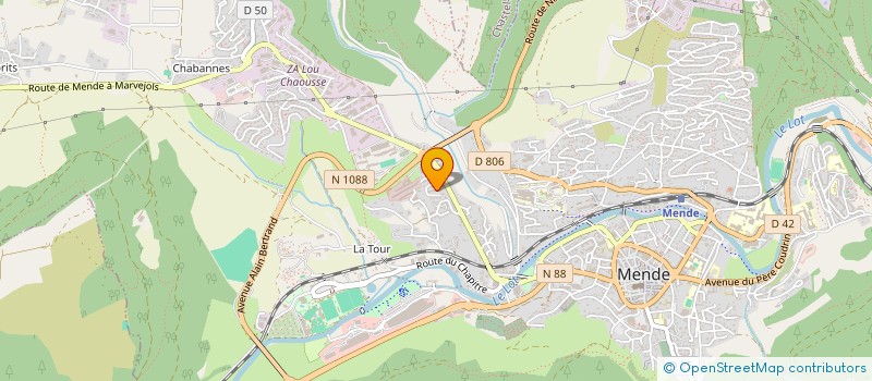 localisation de l'entreprise SCI GLEYZON  MONTS-DE-RANDON