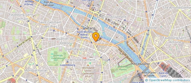 localisation de l'entreprise SCI GLG  PARIS