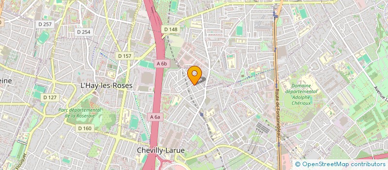 localisation de l'entreprise SCI GLG  L'HAY-LES-ROSES