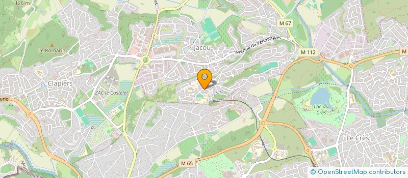 localisation de l'entreprise SCI GLG  JACOU