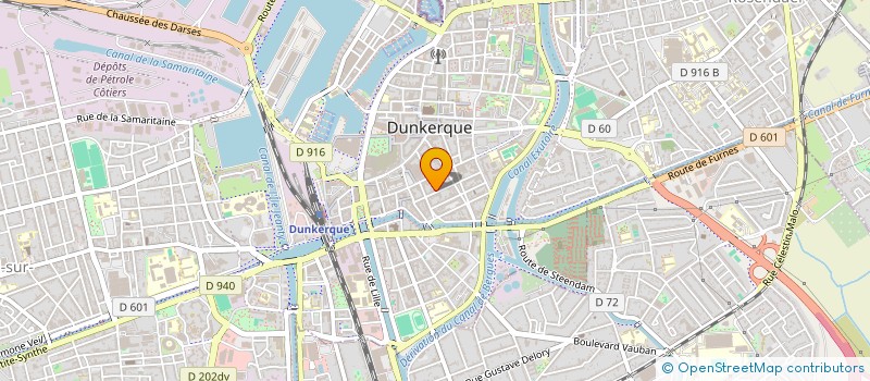 localisation de l'entreprise SCI GLISIC à DUNKERQUE