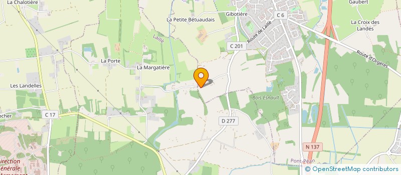 localisation de l'entreprise SCI GLISSEMENTA  PONT-PEAN