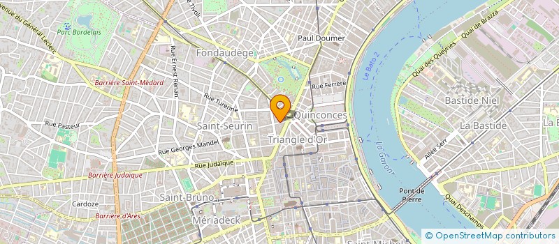 localisation de l'entreprise SCI GLK  BORDEAUX