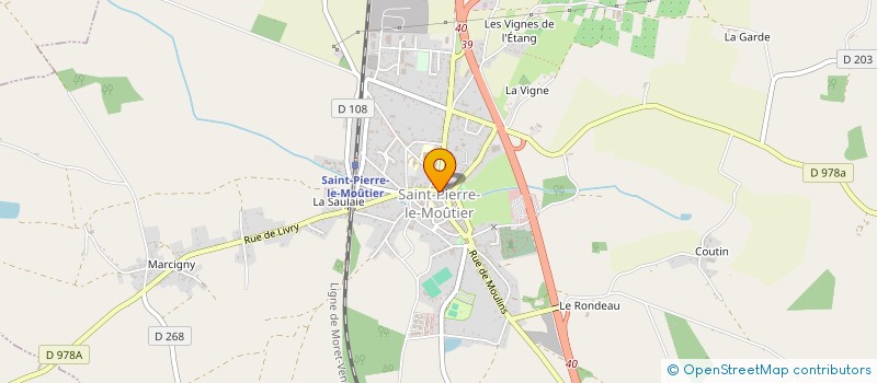 localisation de l'entreprise SCI GLM à SAINT-PIERRE-LE-MOUTIER