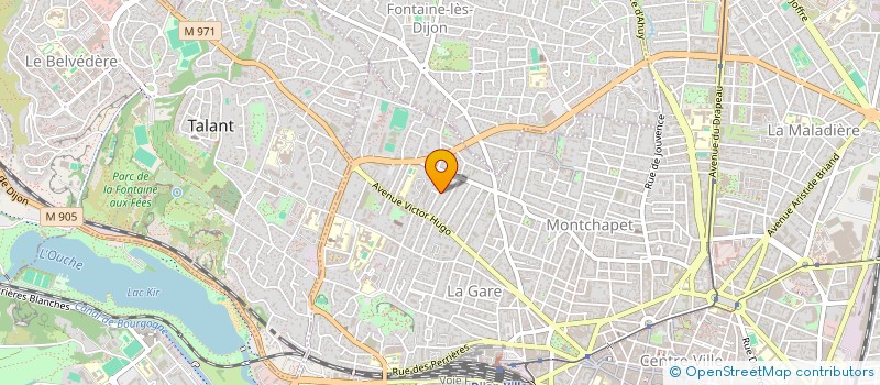 localisation de l'entreprise SCI GLM à DIJON