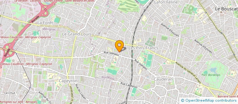 localisation de l'entreprise SCI GLMCC  BORDEAUX