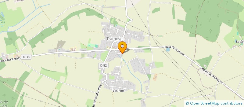 localisation de l'entreprise SCI GLOAGUEN GRIZON  TRAMOYES