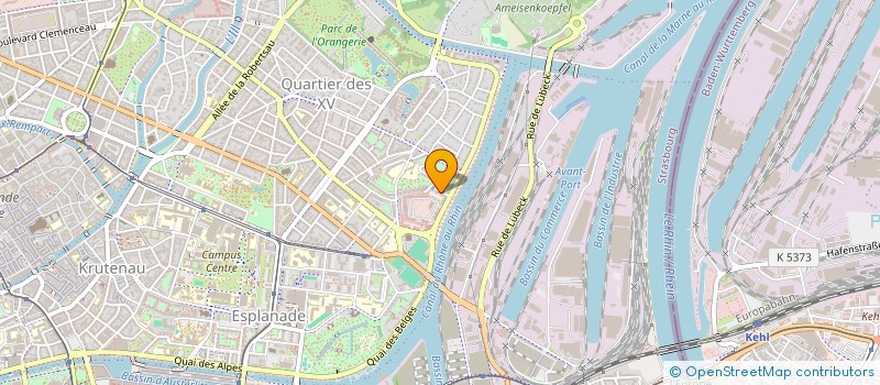 localisation de l'entreprise SCI GLOBAL BUSINESS  STRASBOURG