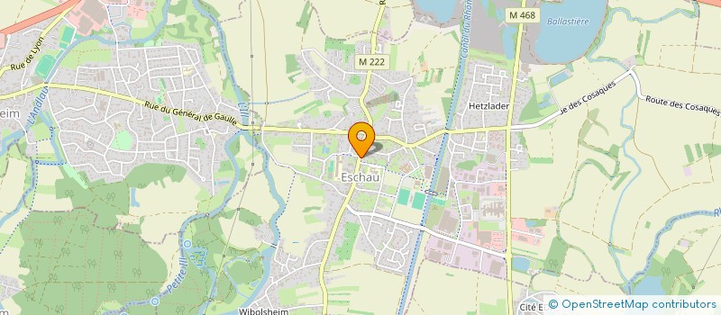 localisation de l'entreprise SCI GLOBAL PROJECT  ESCHAU