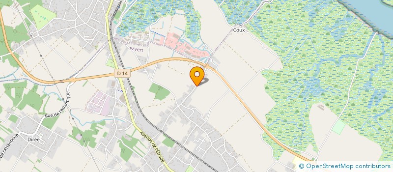 localisation de l'entreprise SCI GLODIAGER  ARVERT