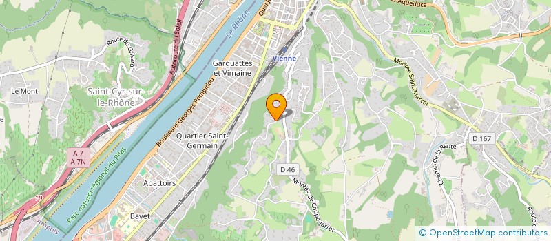 localisation de l'entreprise SCI GLOO  VIENNE