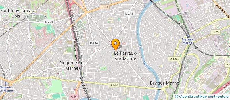 localisation de l'entreprise SCI GLORIA  LE PERREUX-SUR-MARNE