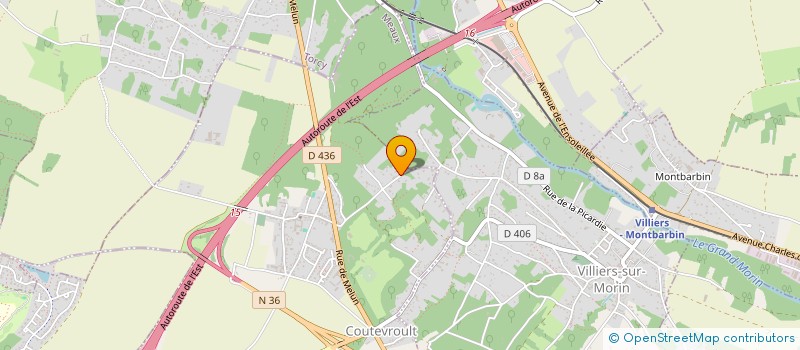 localisation de l'entreprise SCI GLORIA  COUTEVROULT