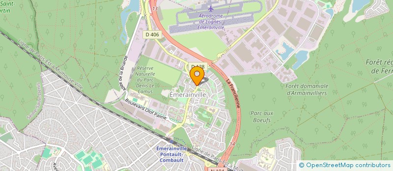 localisation de l'entreprise SCI GLORIA  EMERAINVILLE