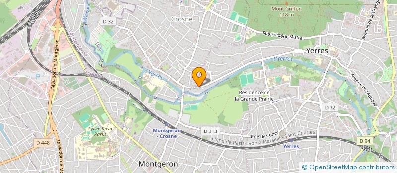 localisation de l'entreprise SCI GLORIA  YERRES