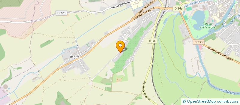localisation de l'entreprise SCI GLORIA à BRAS-SUR-MEUSE
