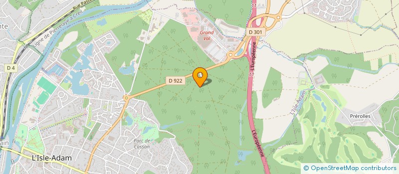 localisation de l'entreprise SCI GLORIA  ISLE ADAM